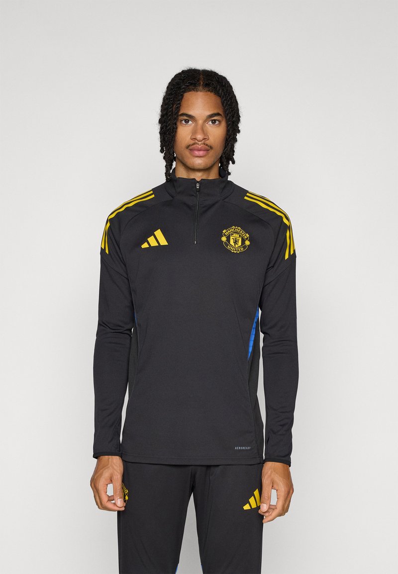 adidas Performance MANCHESTER UNITED EU TRAINING TOP - Vartininko marškinėliai - black/blue/tribe yellow