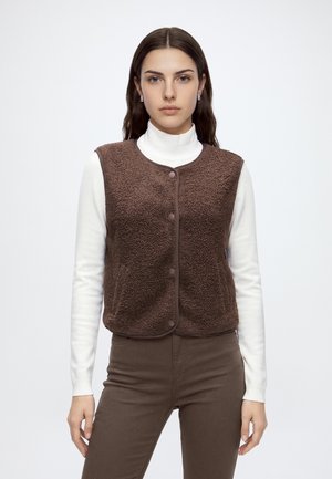 Vero Moda, VMGILLY GILET - Елек - chocolate martini