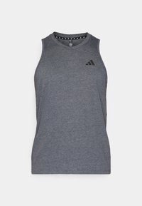 TRAIN ESSENTIALS FEELREADY - Felső - dark grey heather/white/black