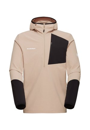Mammut MADRIS LIGHT HALF ZIP - Hoodie - savannah black