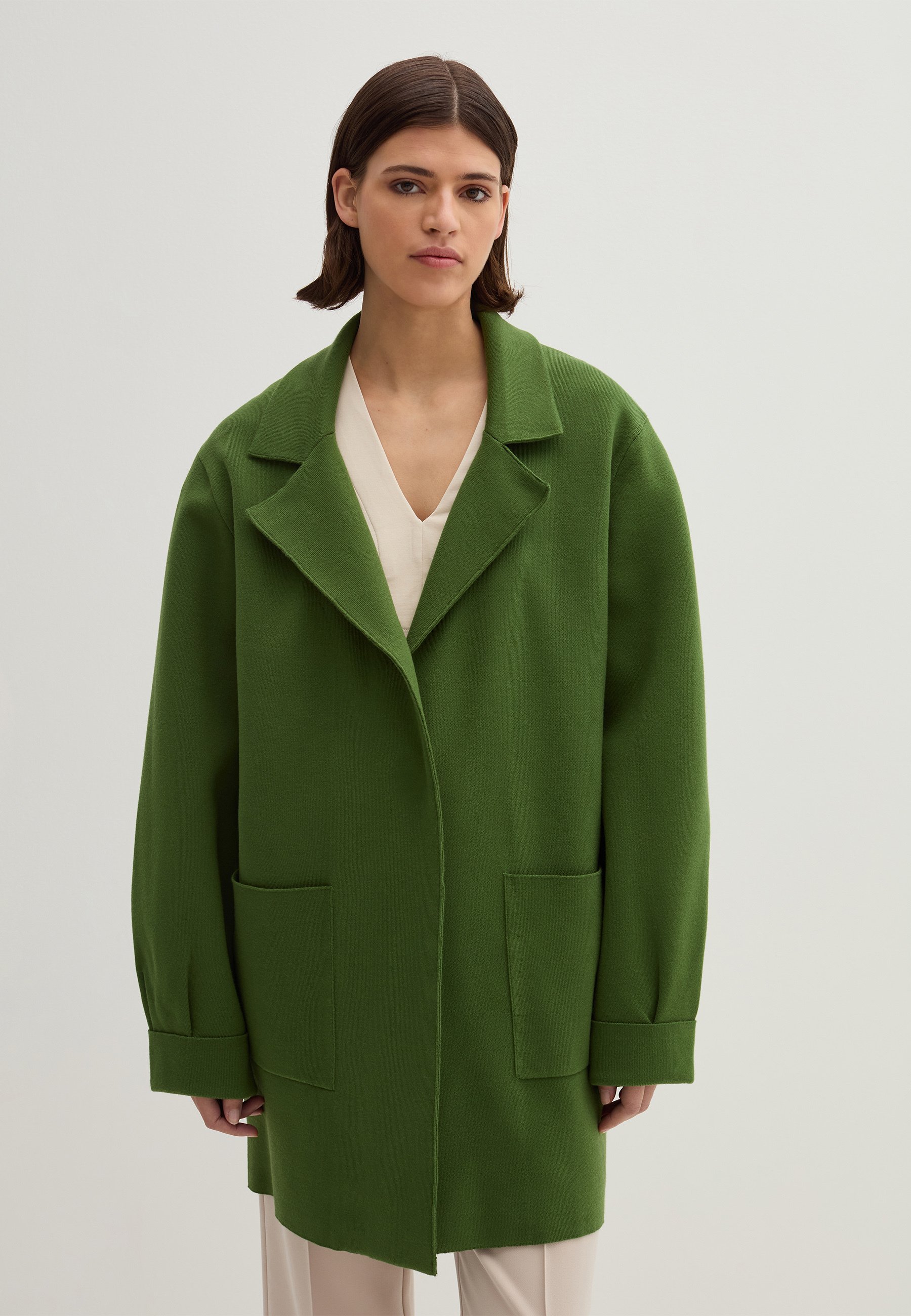 Coat Cappotto Corto Verde Cappotto Corto Verde Since're Paris – G148