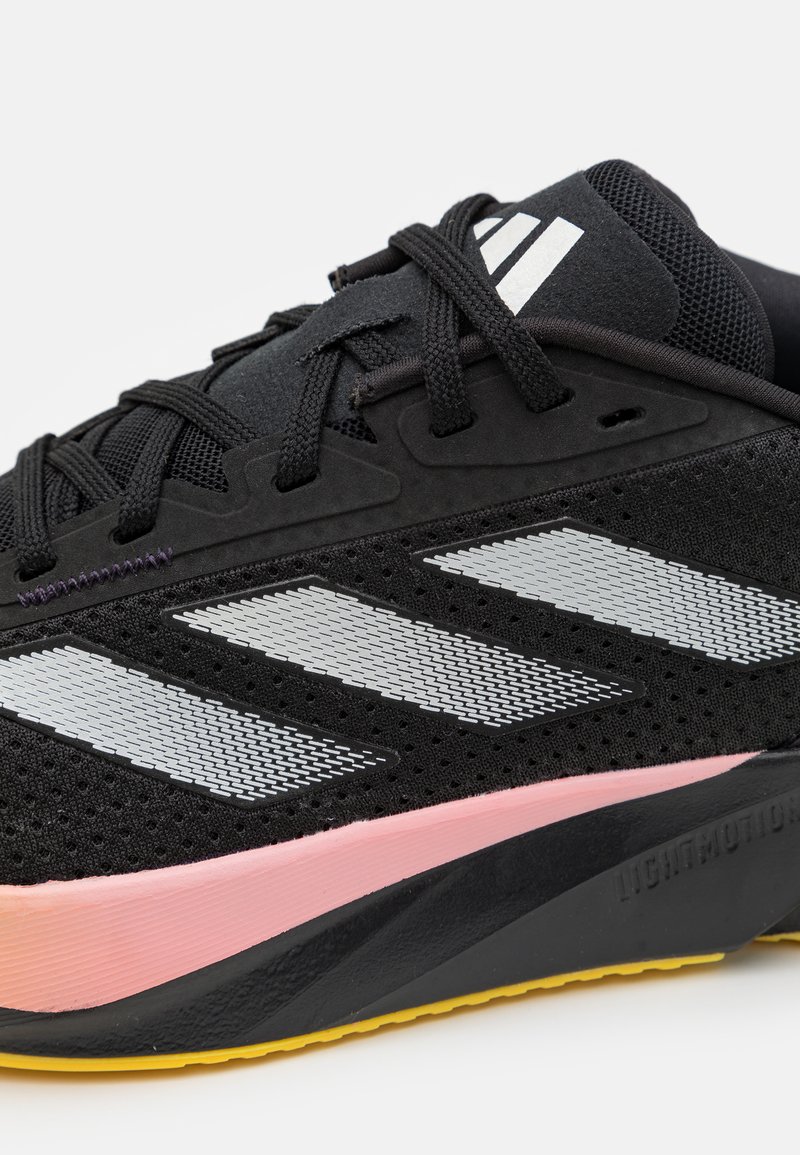 adidas Performance DURAMO SL W - Road running shoes - core black/zero  metallic/spark/black - Zalando.co.uk
