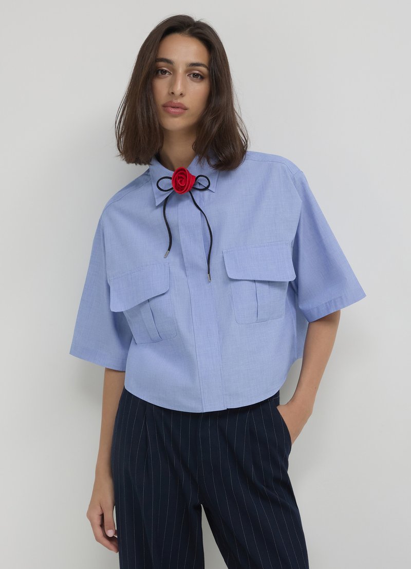 Calliope CON TASCHE  - Camicia - azzurro