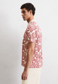 Marc O'Polo SHORTSLEEVE STRUCTURED QUALITY WITH ALLOVER PRINT - Poloshirt - multi  gray silk