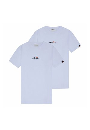 2ER PACK - OLLIO KURZARM RUNDHALS LOGO TEE - T-Shirt print - weiß