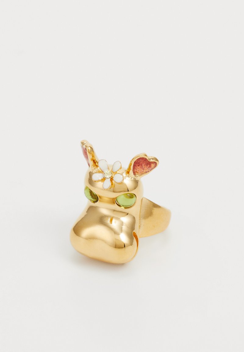 Collina Strada - HIPPO - Ring - gold-coloured/lime, Enlarge