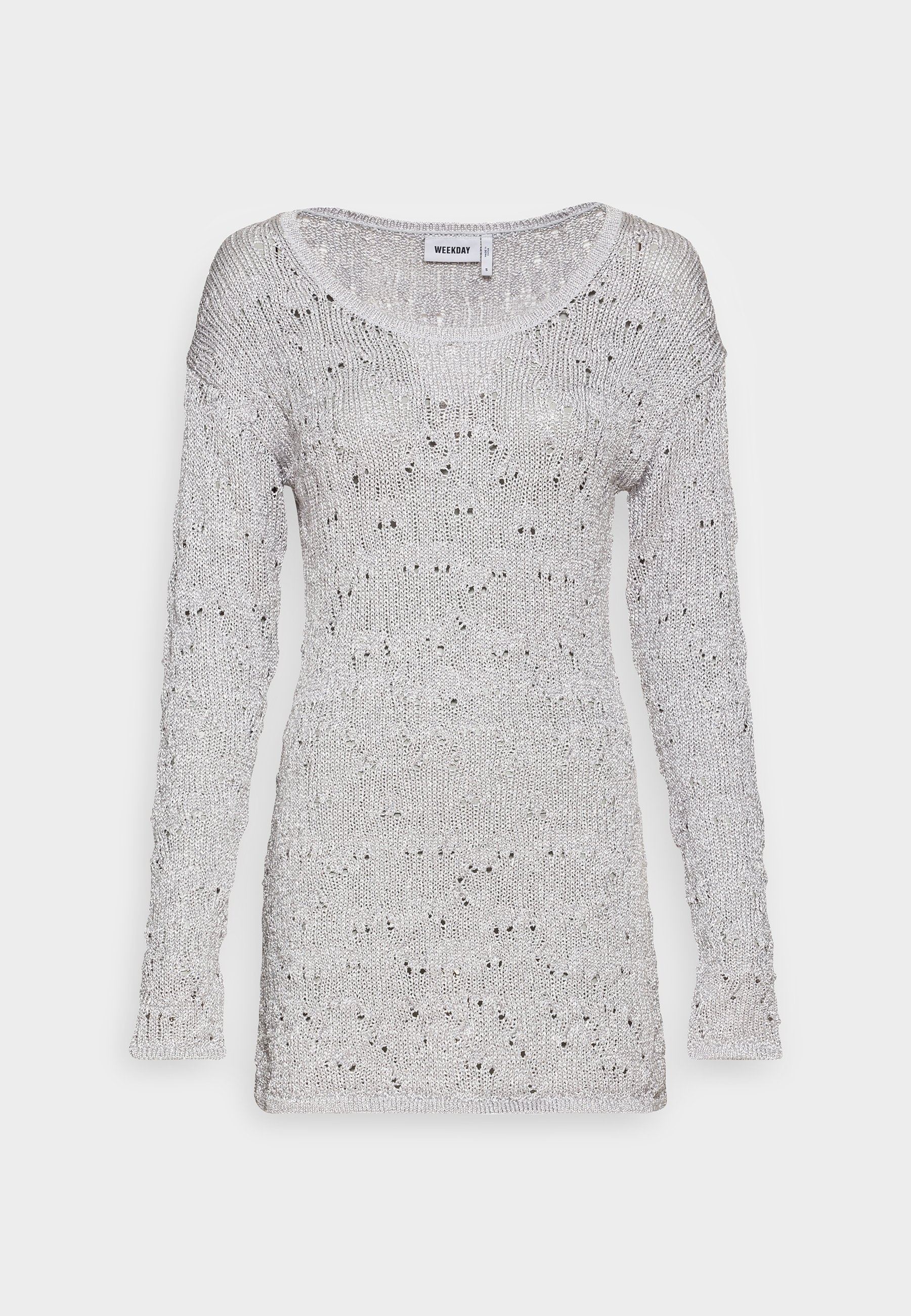 Weekday Jumper dress - light grey - (Pre-owned) - Zalando.ie Weekday Jumper dress - light grey - (Pre-owned) - Zalando.ie