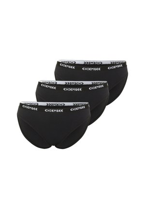 IM DREIERPACK UND LABEL-LOOK - Briefs - black black