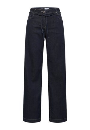 Cecil, HIGH WAIST WIDE LEG JEANS IM LOOSE FIT - Jean boyfriend - rinsed wash