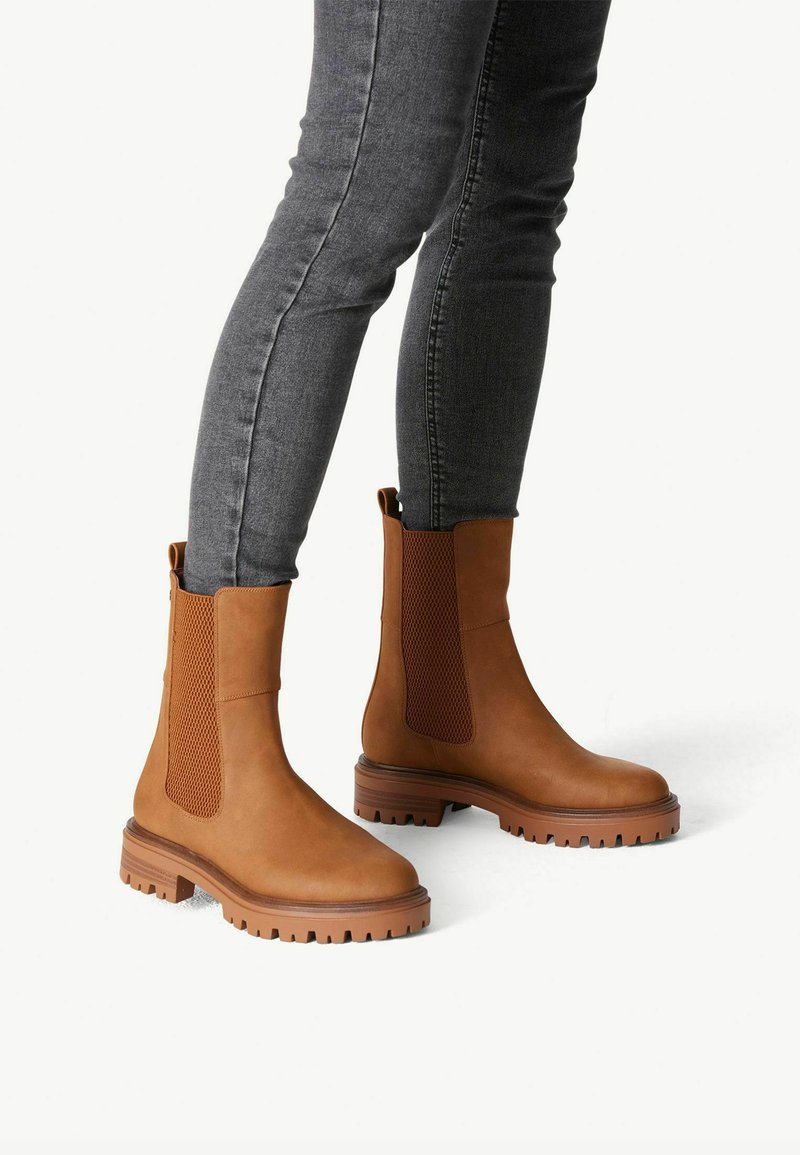 Tamaris ONLINE EXCLUSIVE - Ankelboots - cognac