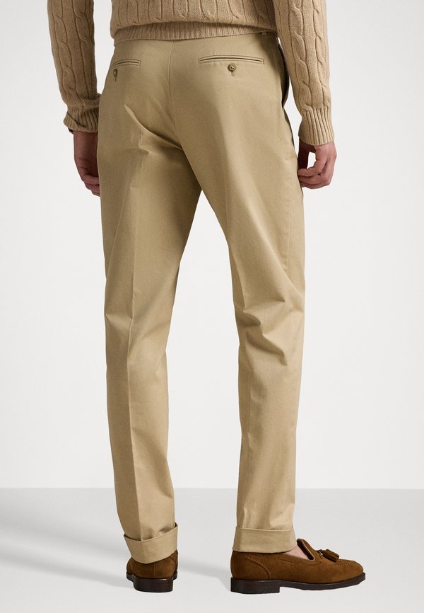 STRETCH CHINO SUIT TROUSER - Trousers - monument tan4