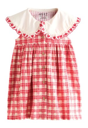 Next Haljina-majica - red check