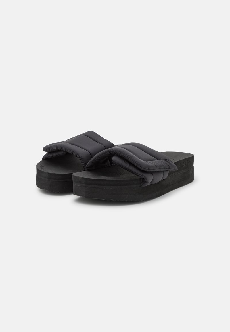 Damen Flache Pantoletten | flip*flop POOL HI PADDY Pantolette flach black/schwarz - GR22564 Damen Flache Pantoletten | flip*flop POOL HI PADDY Pantolette flach black/schwarz - GR22564