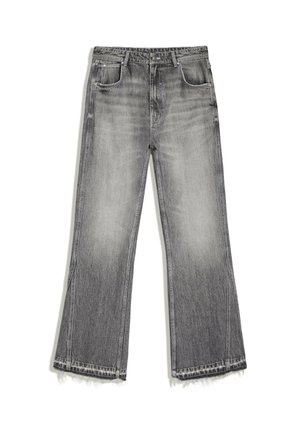 Bershka, STRAIGHT-LEG FLARED - JEANS - Jean flare - grey