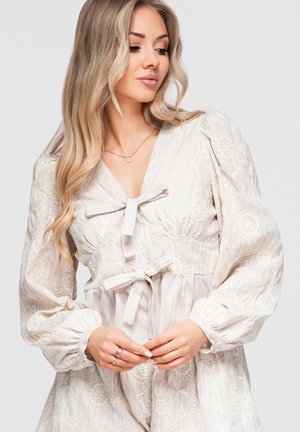 Ombre, BLOUSE OW-TS-E0060 - Blouse - beige