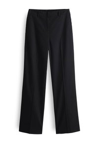 MID RISE EXTRA LONG WIDE FIT - Pantalon classique - black