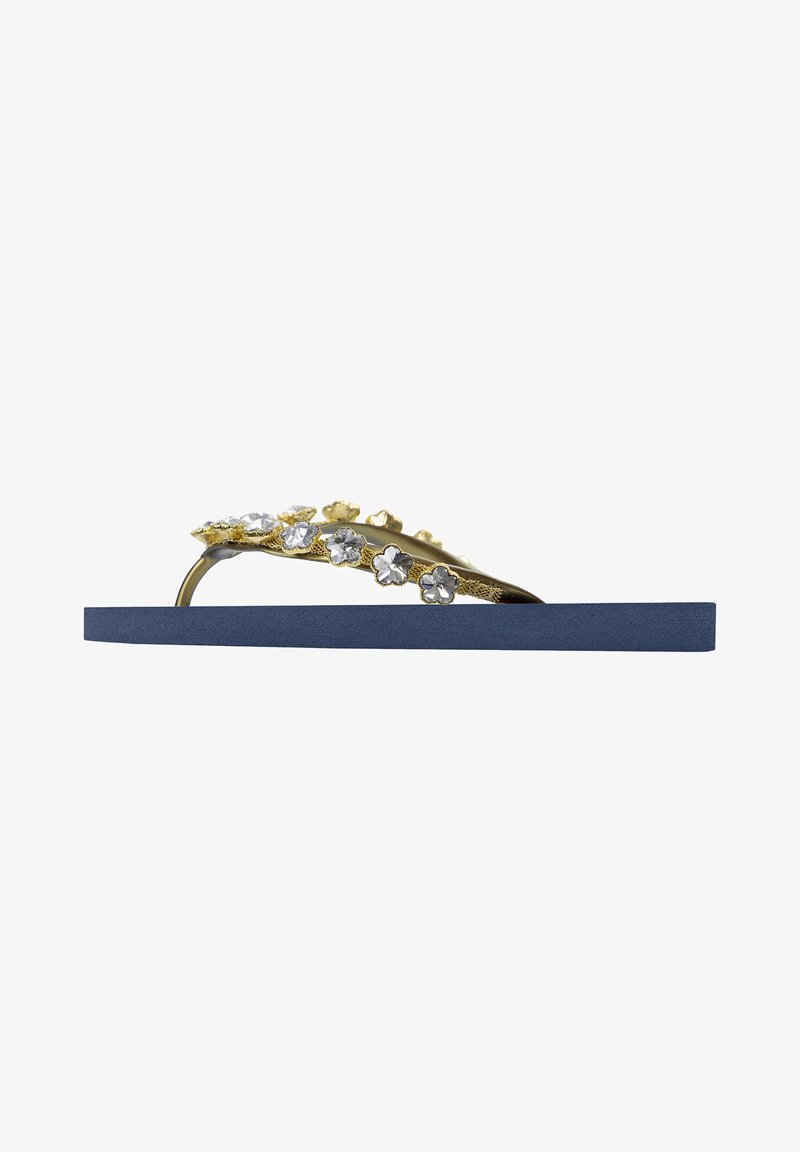 Uzurii CHRYSTAL FLOWER - Tongs - navy blue