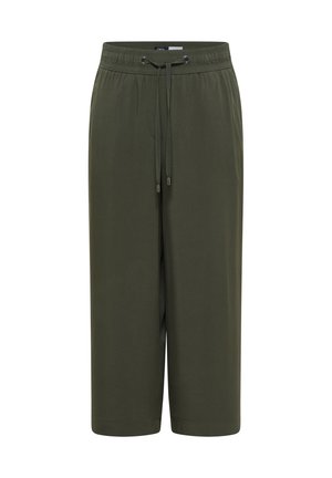 Cecil, 3/4 WIDE LEG HOSE IM LOOSE FIT - Kalhoty - khaki