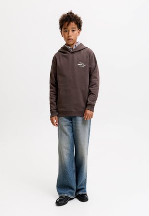 Jack & Jones Junior, JORNORREBRO TYPO BACK SWEAT HOOD SN JNR - Hoodie - java