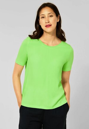 IM MATERIALMIX - Basic T-shirt - grün
