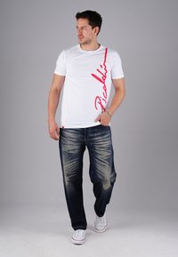 Unausgewählt, dark blue greystone washed