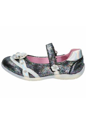 MONA V - Ballerina's met enkelbandjes - silber rosa