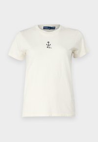 SHORT SLEEVE - Navadna majica - clubhouse cream