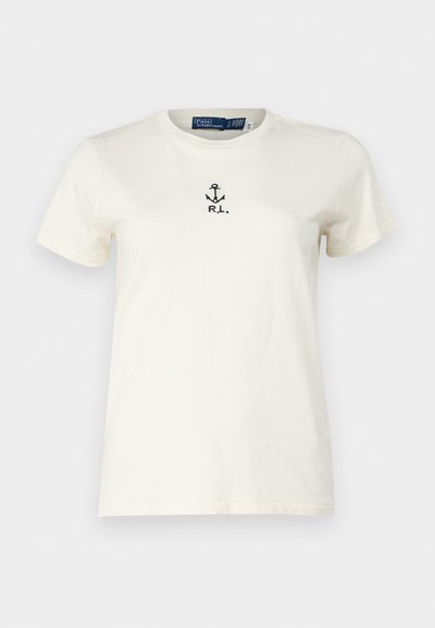 Polo Ralph Lauren SHORT SLEEVE - T-shirt basique - clubhouse cream