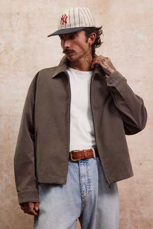 JULIAN - Bomber-jakk - moss