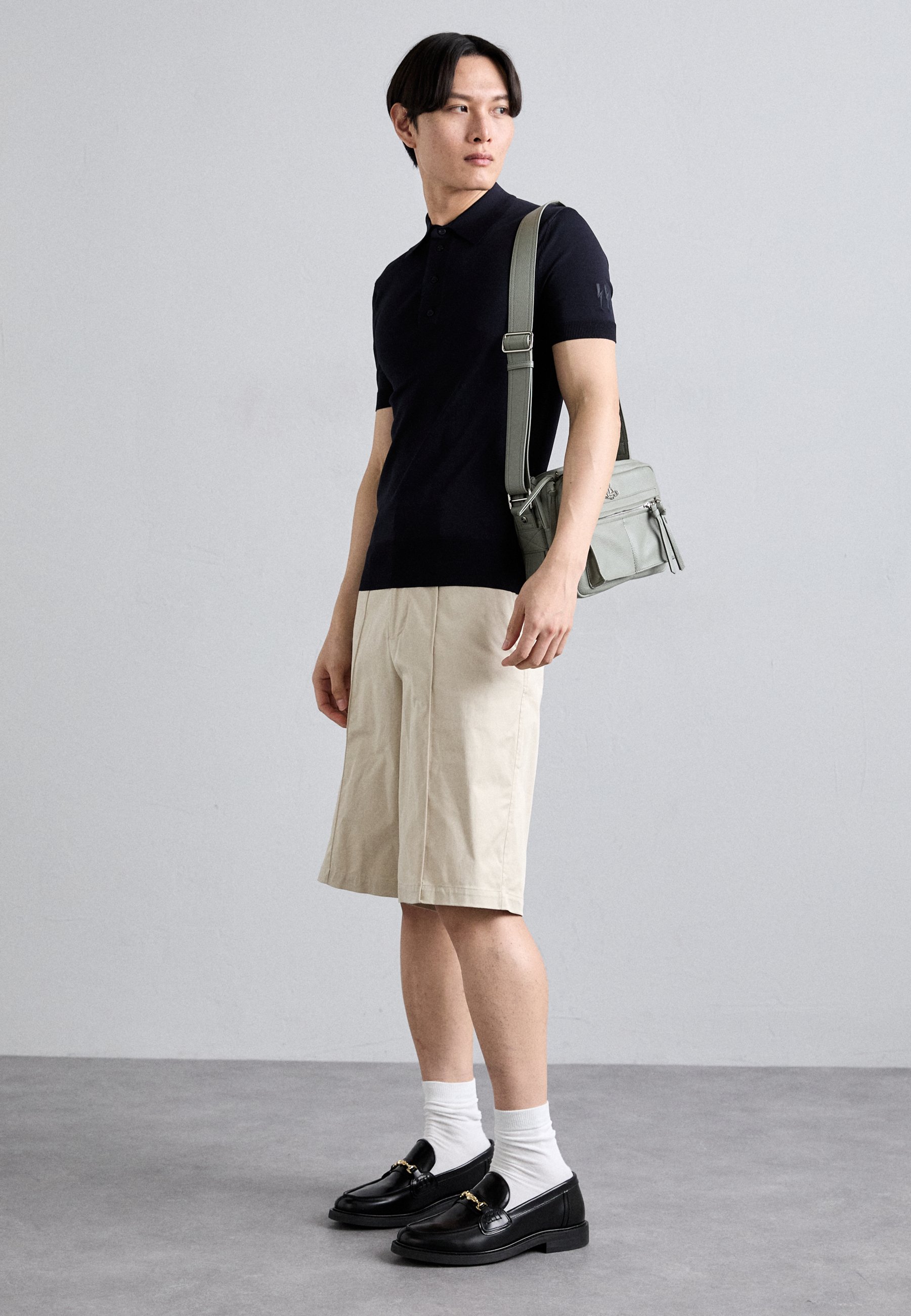 ニールバレット　TRAVEL TECNO KNIT POLO SHIRT Neil Barrett TRAVEL TECNO KNIT POLO SHIRT