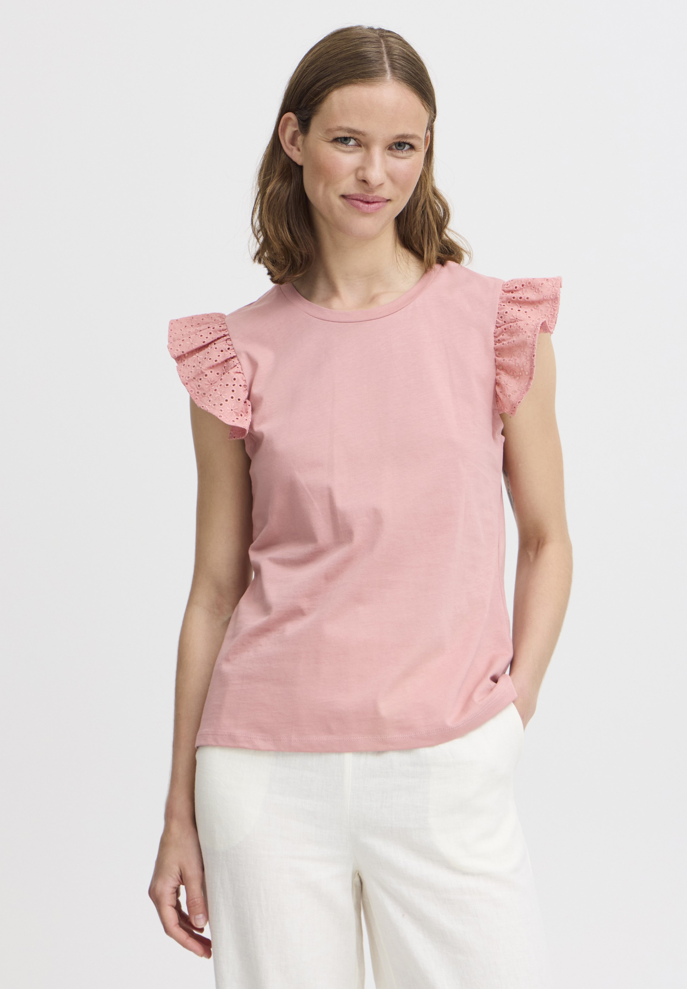 売れ筋商品|||ビーヤング Tシャツ レディース トップス BYRika - Print T-shirt - dusty rose b.young BYRika - T-shirt print - dusty rose/roze - Zalando.nl