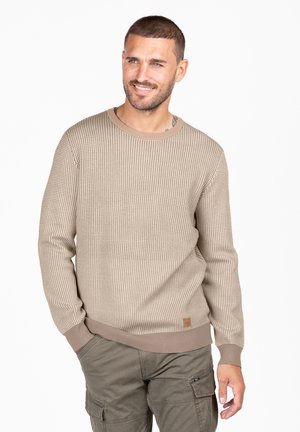 ROUND - Pullover - beige