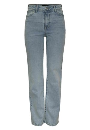 Pieces PCKELLY HW - Jeans a sigaretta - light blue denim