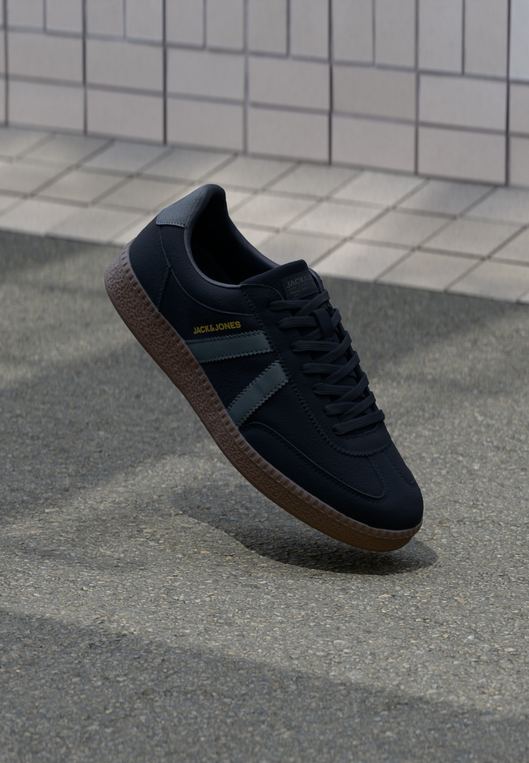 Jack & Jones JFWKIRK - Sneakers low - anthracite/asphalt/gri