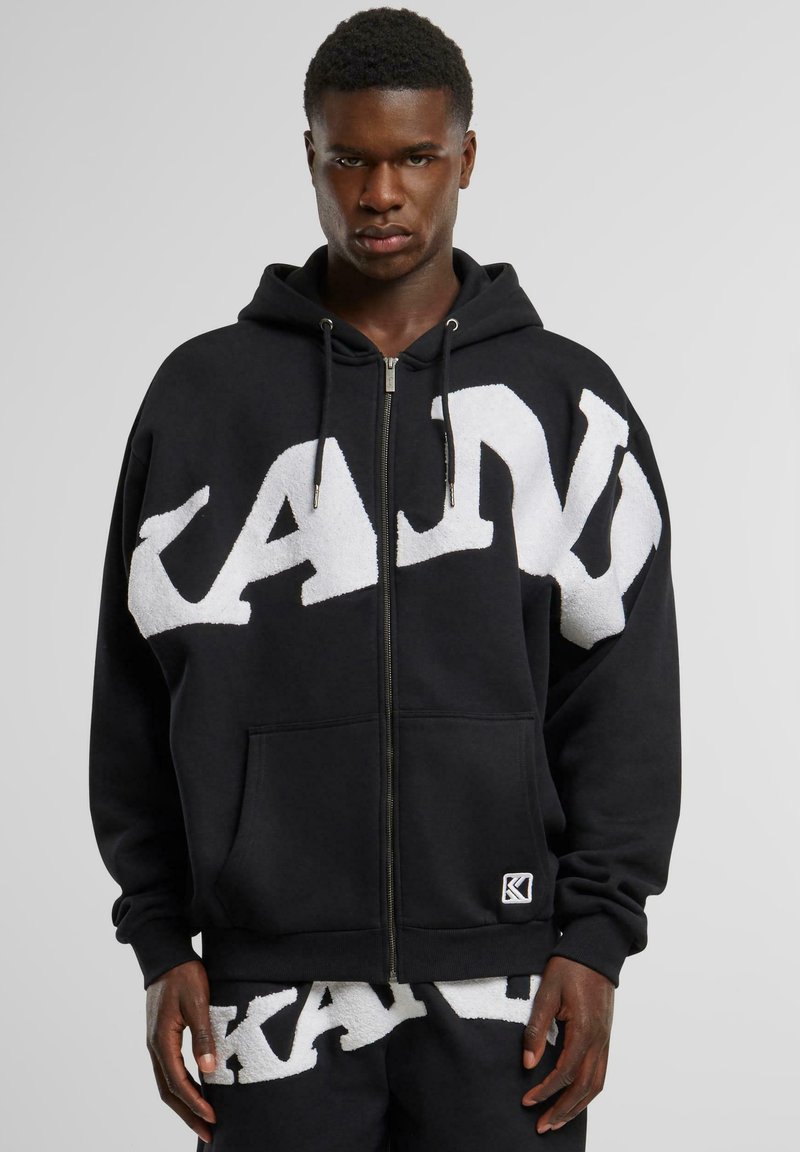 Karl Kani WAVY RETRO OS FULL - Sweatjakke - black