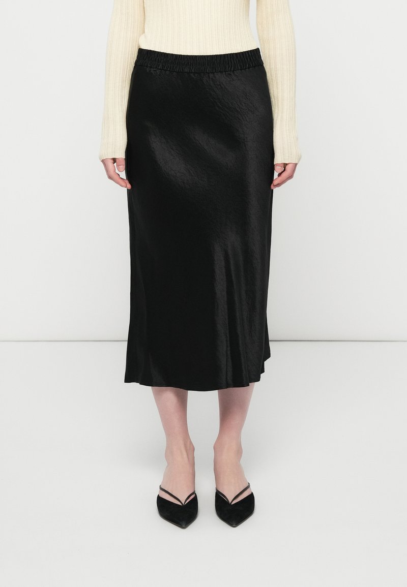 closed A-lijn rok zwart