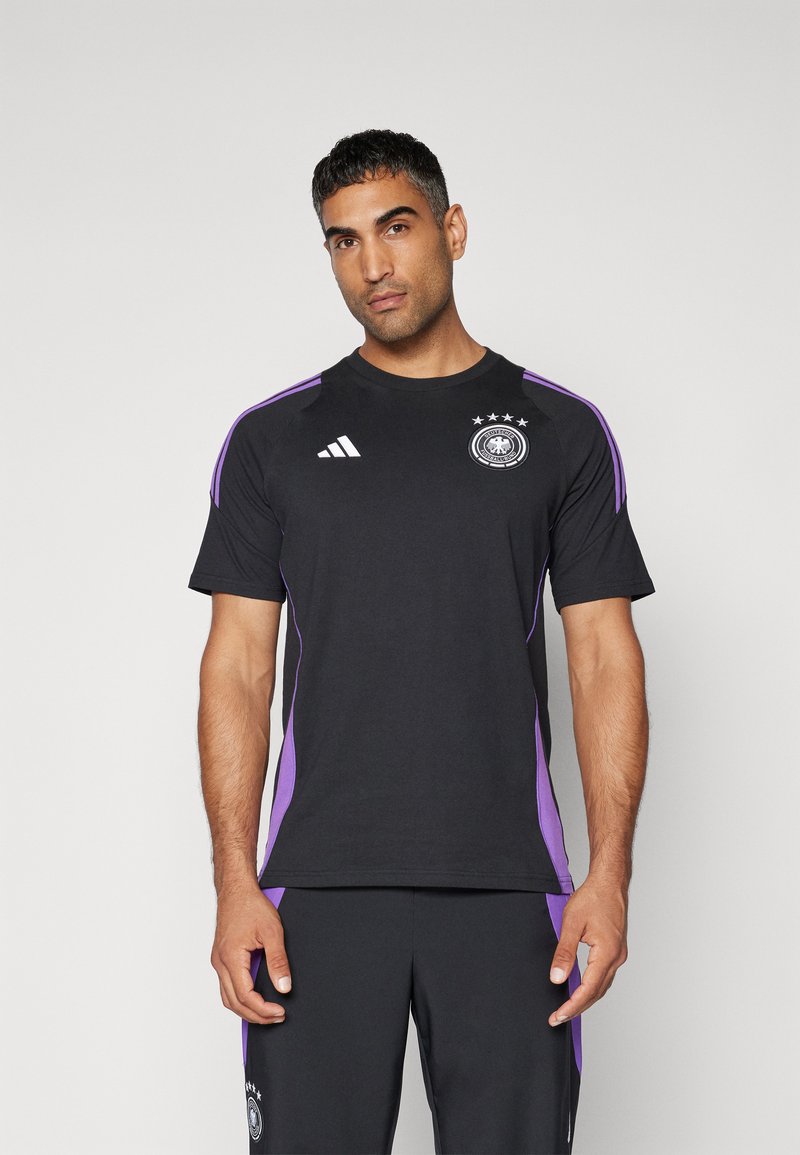 adidas Performance - DEUTSCHLAND DFB TEE - T-Shirt print - black, Vergrößern