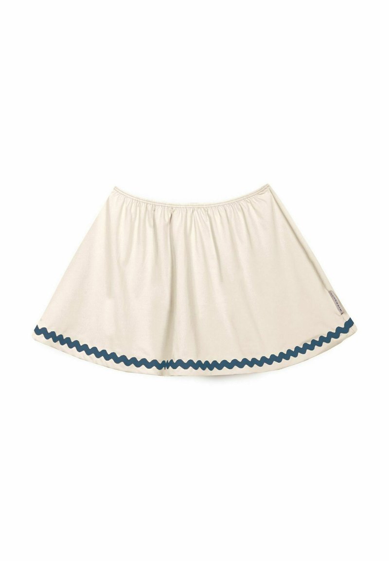 MIPOUNET PAULINE - Falda acampanada - ecru navy
