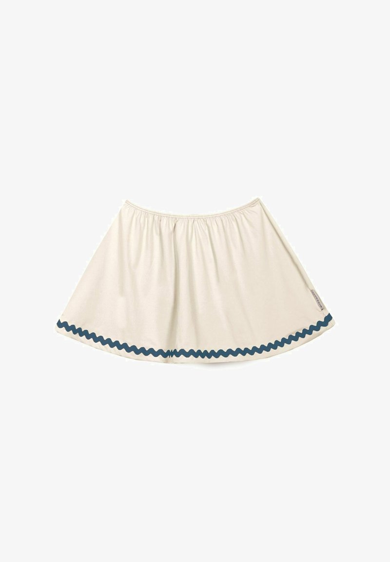 MIPOUNET PAULINE - Falda acampanada - ecru navy