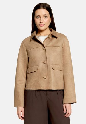 Cartoon, CARTOON MIT EINGRIFFTASCHEN CASUAL-JACKE - Summer jacket - braun