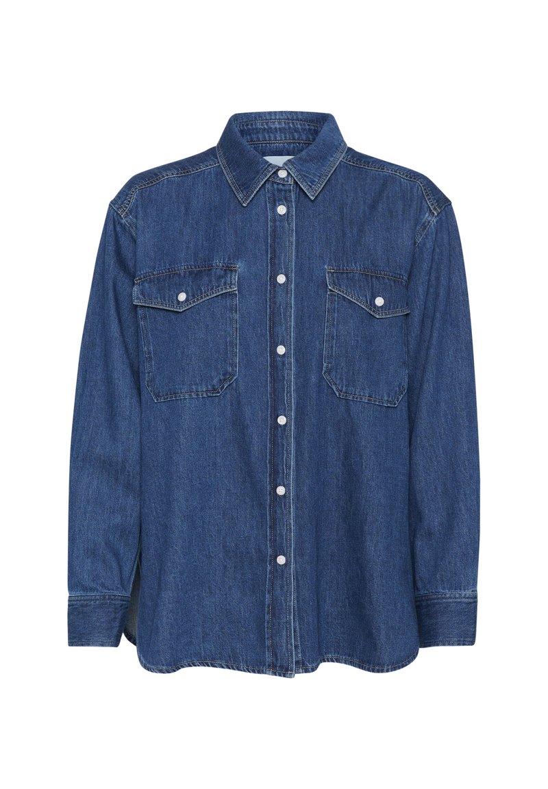 Part Two Overhemdblouse blauw denim/bluedenim
