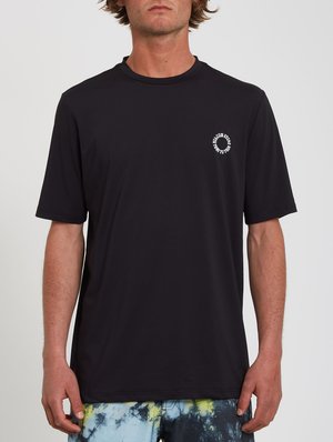 FAULTER SS - HYBRIDE SURF - Rash vest - black