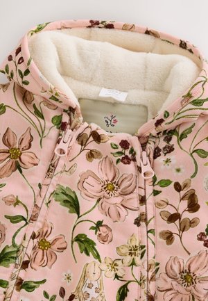 Next REGULAR FIT HOODED  - Snowsuit - pink woodland printed