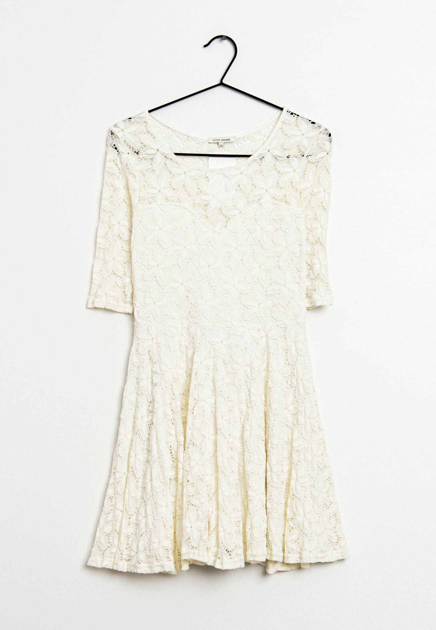 reverse lace dress Ruffle V-Neck Lace Mini Dress