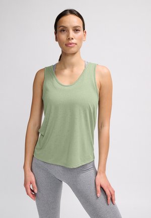 MT LIGHT BURNOUT TANK - Top - seagrass