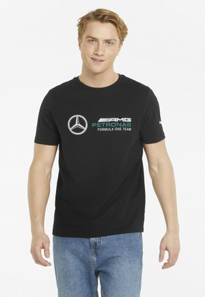 T-shirt con stampa - black