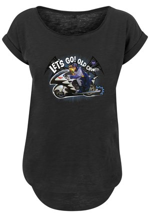 LONG CUT 'BATMAN TV SERIE BAT BIKE VINTAGE OLDSCHOOL - Print T-shirt - black