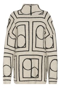 HEDAYA - Maglione - whisper white w black monogram
