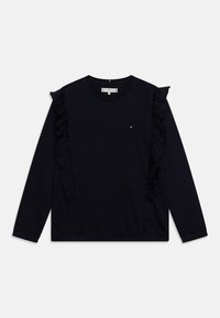 Tommy Hilfiger RUFFLE - Langarmshirt - desert sky