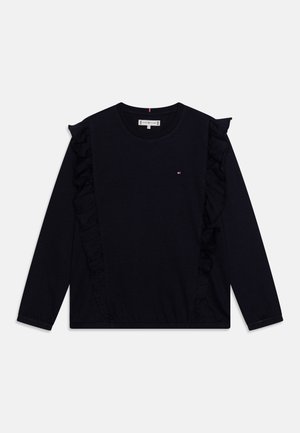 Langærmet T-shirt - dark blue